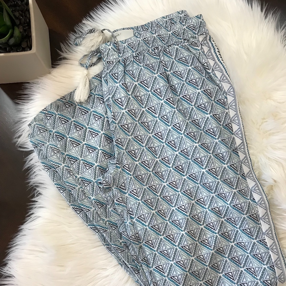 Joie Silk Wide Leg Pants.